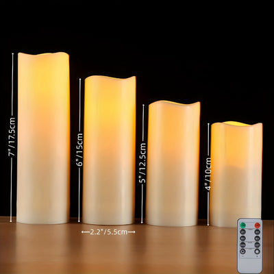 CandleEase™ – 12er-Set flammenlose LED-Kerzen