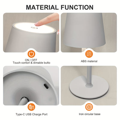 LumiSet™ – Stilvolle, dimmbare Tischlampen 2er-Set