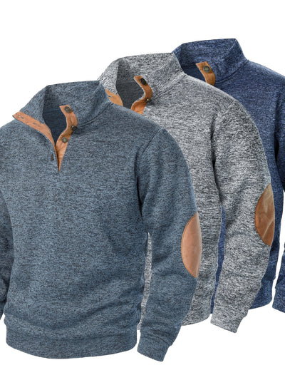 FerroStrick™ – Klassische Herren-Strickpullover 3er-Set