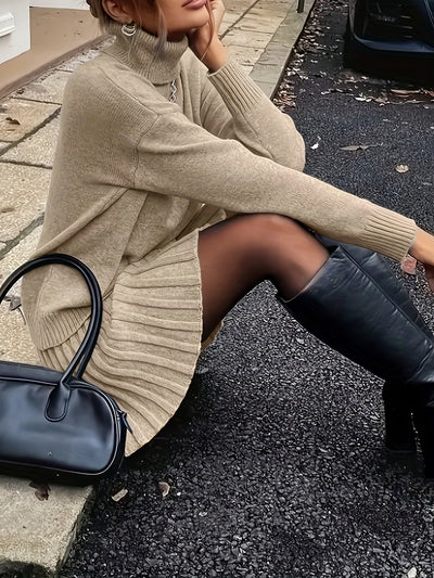 Eleganzia™ – Zweiteiliges Damen-Set aus Pullover & Rock