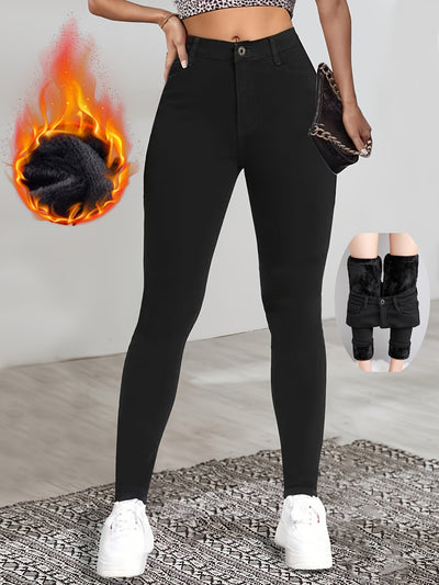 DenimHeat™ – Gefütterte, figurbetonte Damen-Winterjeans