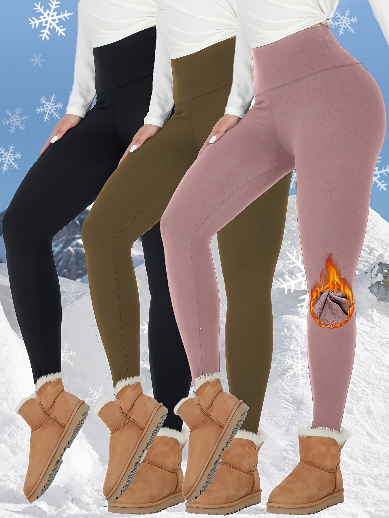 HeatLuxe™ – Winterwarme Damen-Thermoleggings