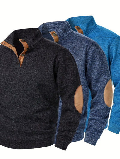 FerroStrick™ – Klassische Herren-Strickpullover 3er-Set