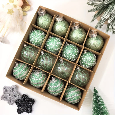 Aurélia™ – Glänzende Weihnachtskugeln im 16er-Set