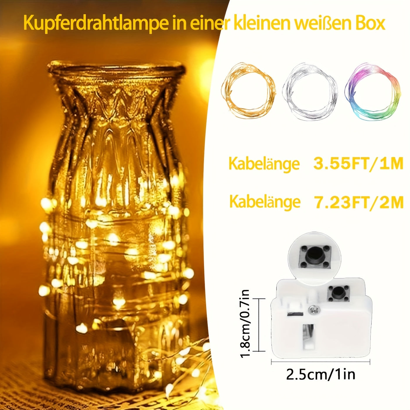 NoëlLight™ – 30er-Set warme LED-Märchenlichter