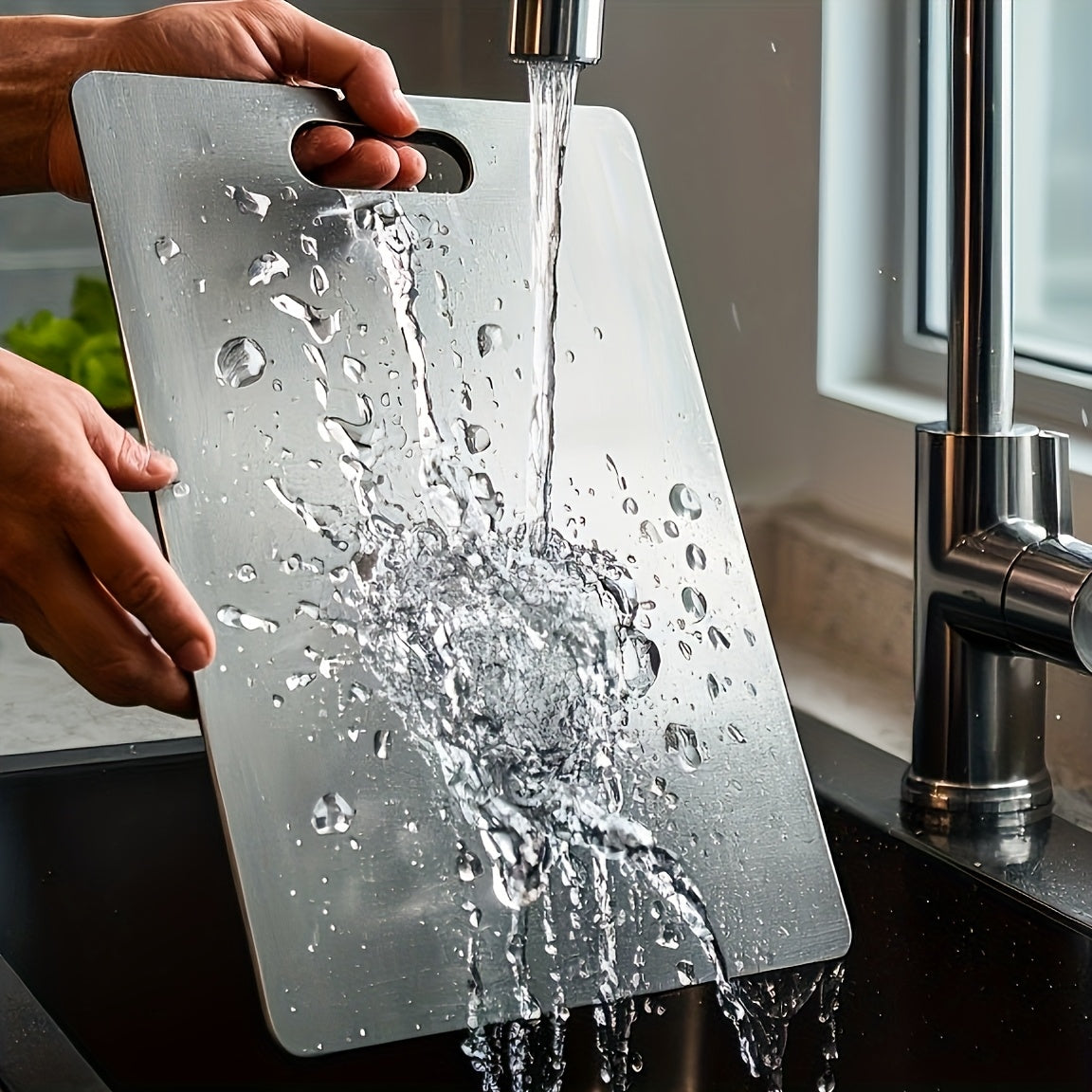 SteelPro™ – Premium Edelstahl-Schneidebretter 3er-Set