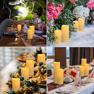 CandleEase™ – 12er-Set flammenlose LED-Kerzen