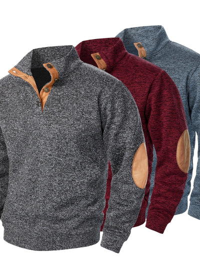 FerroStrick™ – Klassische Herren-Strickpullover 3er-Set