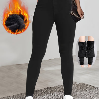 DenimHeat™ – Gefütterte, figurbetonte Damen-Winterjeans