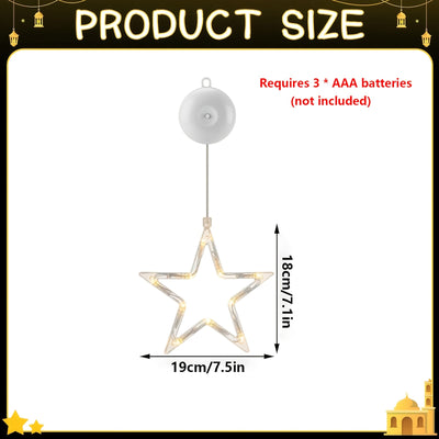 StarGlow™ – LED-Sternlichter für Fensterdeko (3/6er-Set)