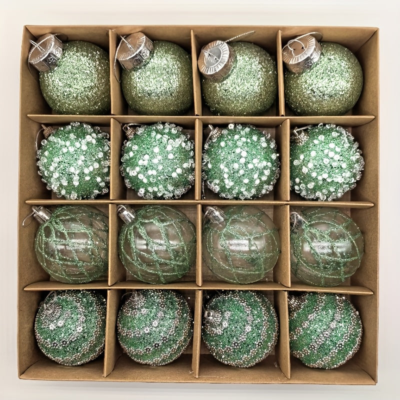 Aurélia™ – Glänzende Weihnachtskugeln im 16er-Set