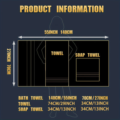 LuxeCotton™ – 8-teiliges Premium-Handtuchset (400 GSM)