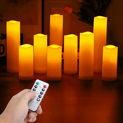 CandleEase™ – 12er-Set flammenlose LED-Kerzen
