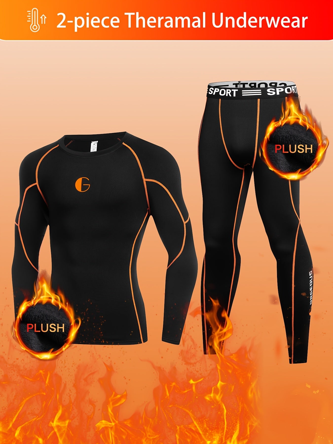 ThermaFlex™ – Fleecegefütterte Herren-Thermounterwäsche