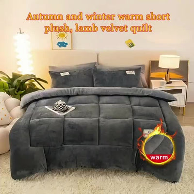 Velvoria™ – Flauschige Winterbettdecke in Steppoptik