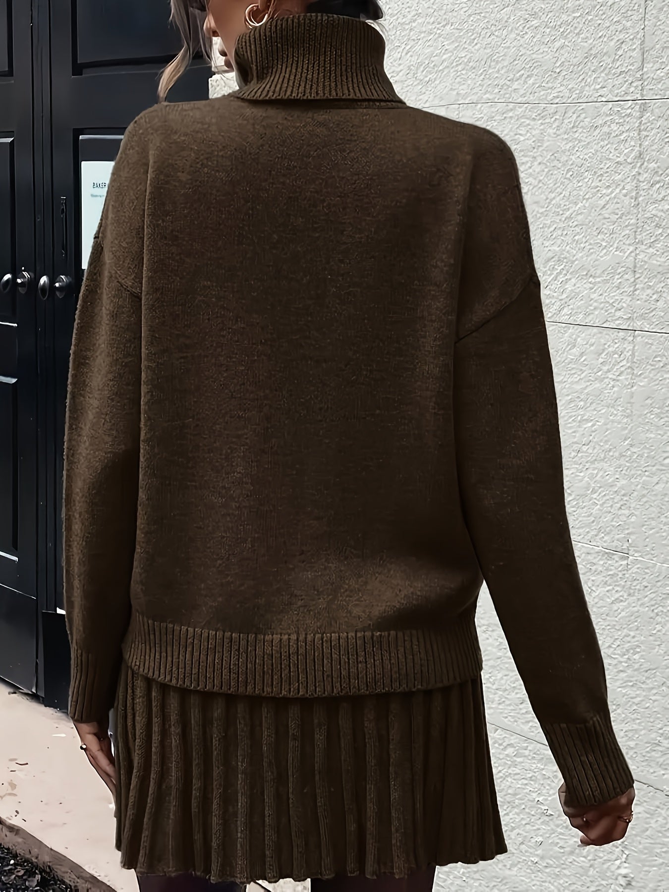 Eleganzia™ – Zweiteiliges Damen-Set aus Pullover & Rock