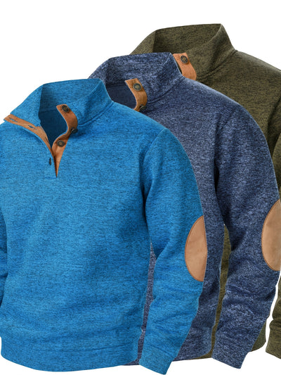 FerroStrick™ – Klassische Herren-Strickpullover 3er-Set