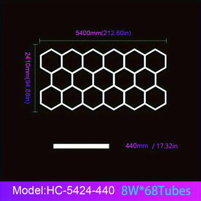 HexaGlow™ – Moderne LED-Sechseckleuchte für Garage & Wohnraum