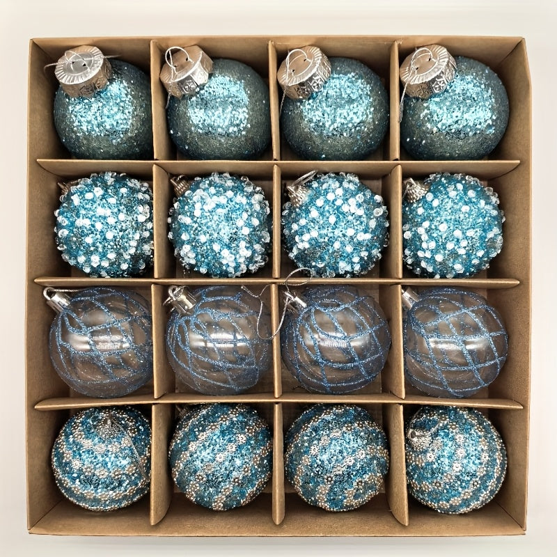 Aurélia™ – Glänzende Weihnachtskugeln im 16er-Set