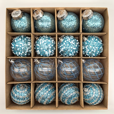 Aurélia™ – Glänzende Weihnachtskugeln im 16er-Set