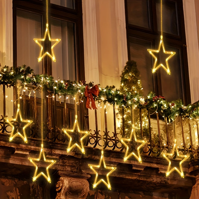 StarGlow™ – LED-Sternlichter für Fensterdeko (3/6er-Set)