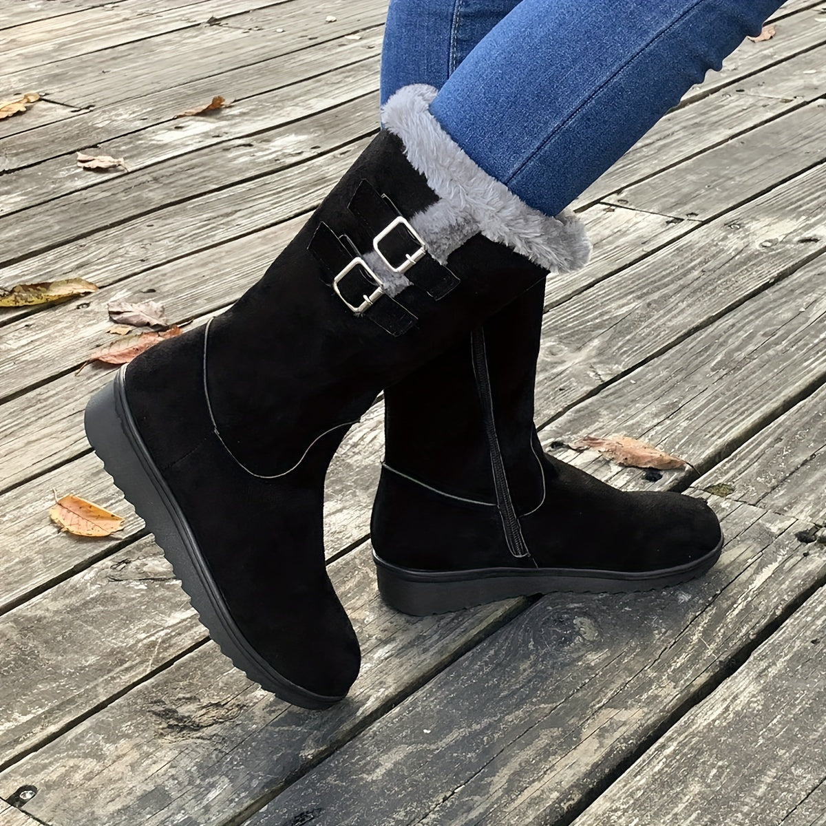 FrostStep™ – Damen Winterstiefel mit Kunstfellfutter