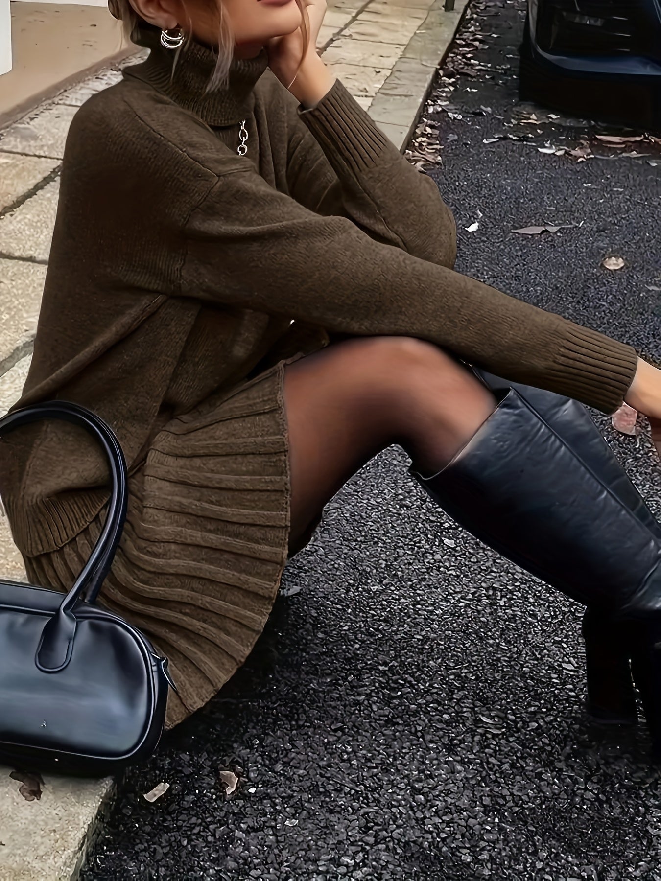 Eleganzia™ – Zweiteiliges Damen-Set aus Pullover & Rock