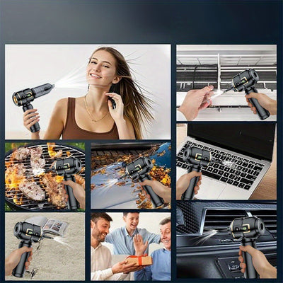 AirForceClean™ – Kabelloser 2-in-1 Handstaubsauger & Druckluftbläser