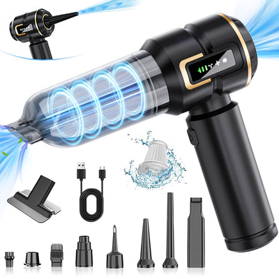 AirForceClean™ – Kabelloser 2-in-1 Handstaubsauger & Druckluftbläser