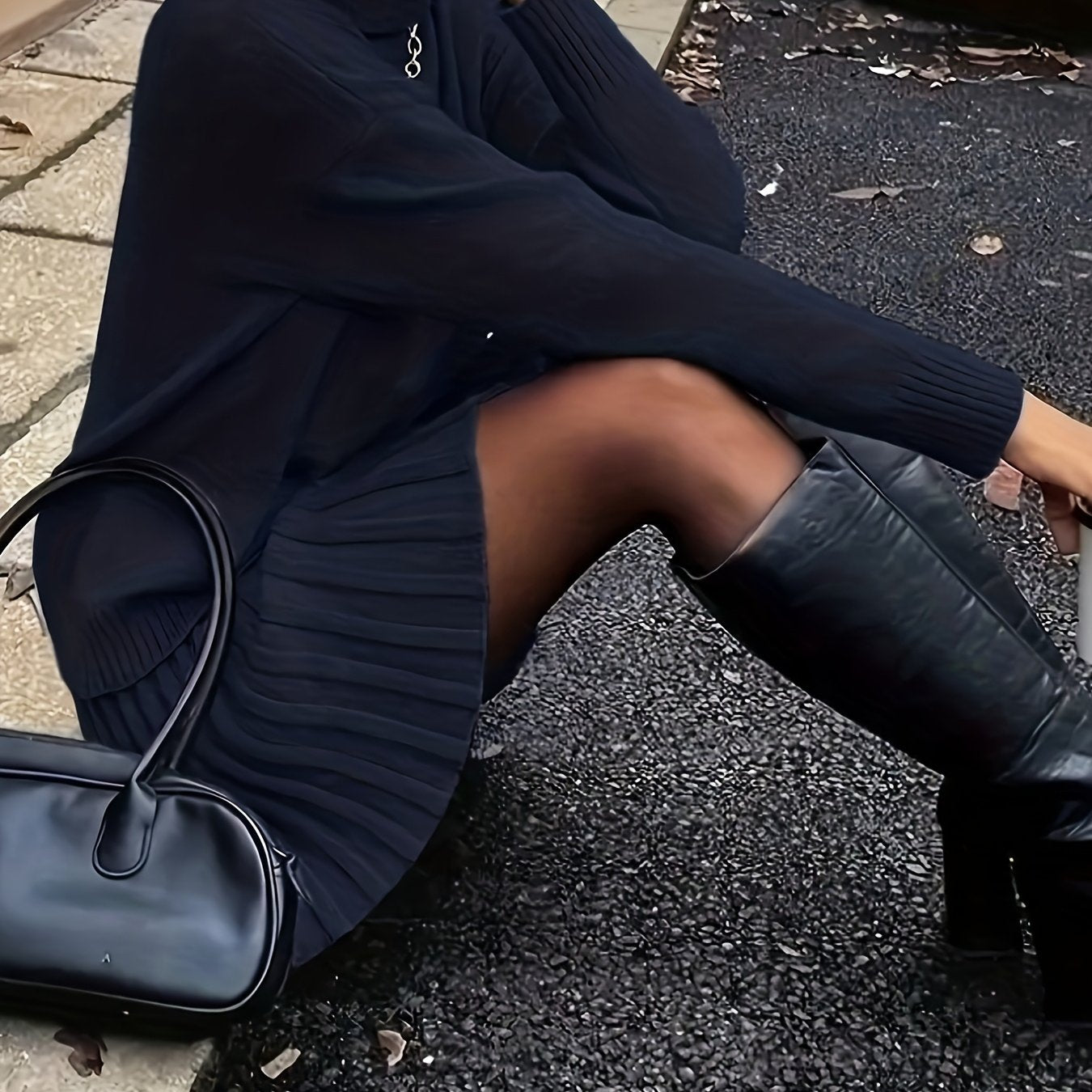 Eleganzia™ – Zweiteiliges Damen-Set aus Pullover & Rock