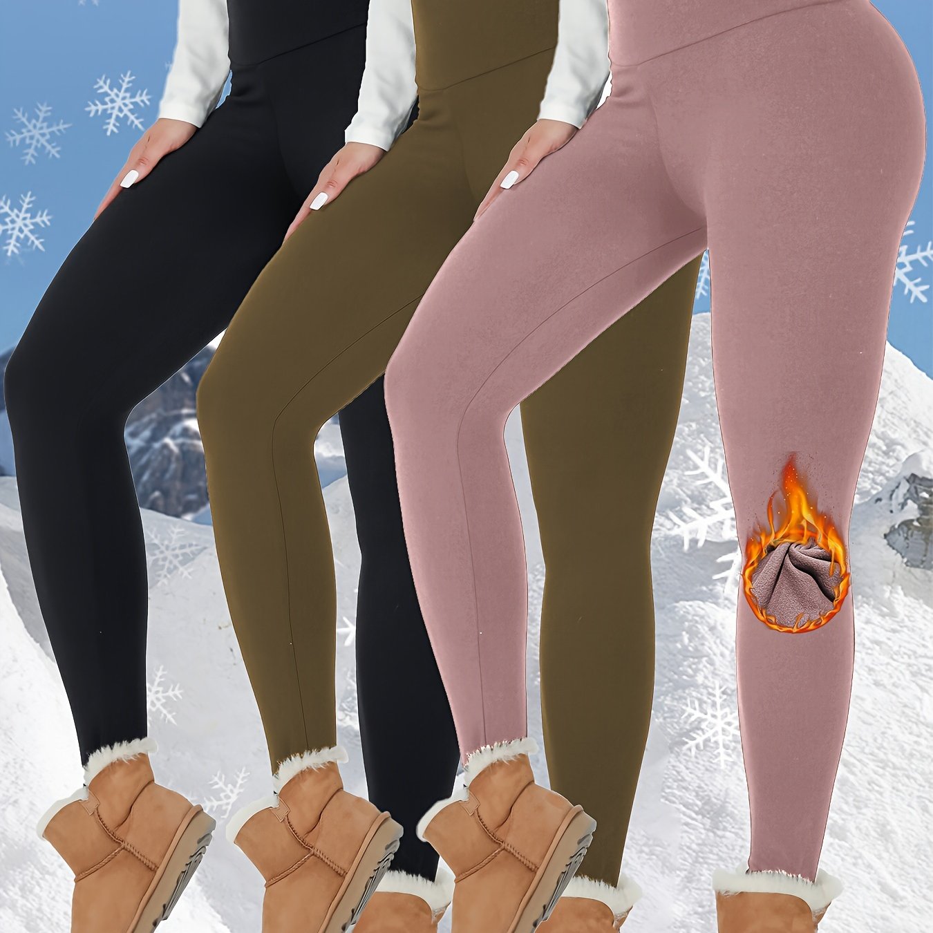HeatLuxe™ – Winterwarme Damen-Thermoleggings