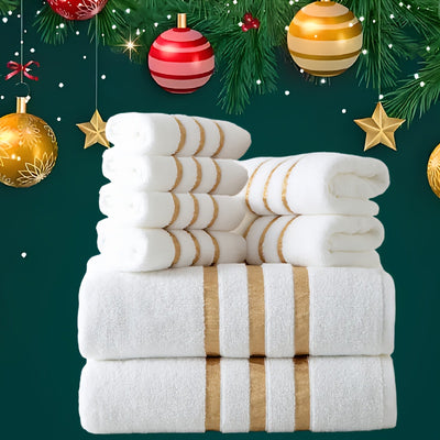 LuxeCotton™ – 8-teiliges Premium-Handtuchset (400 GSM)