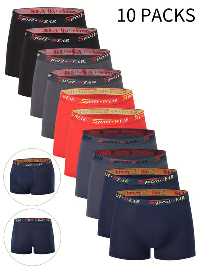 CoreFit™ – Atmungsaktive Herren-Boxershorts 10er-Set