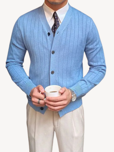 Andrew | Herren-Cardigan mit V-Ausschnitt