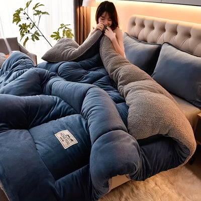 Velvoria™ – Flauschige Winterbettdecke in Steppoptik