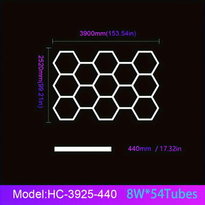 HexaGlow™ – Moderne LED-Sechseckleuchte für Garage & Wohnraum