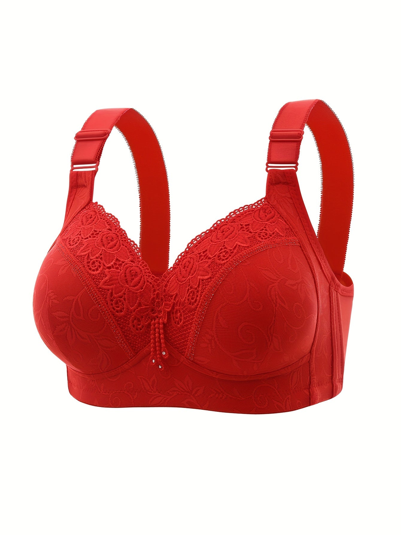 EleganceLace™ – Atmungsaktiver & drahtloser Spitzen-Push-Up-BH