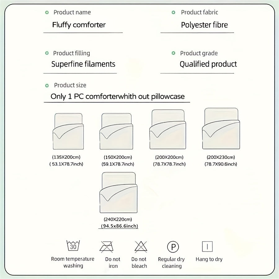 Velvoria™ – Flauschige Winterbettdecke in Steppoptik