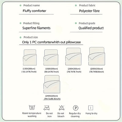 Velvoria™ – Flauschige Winterbettdecke in Steppoptik