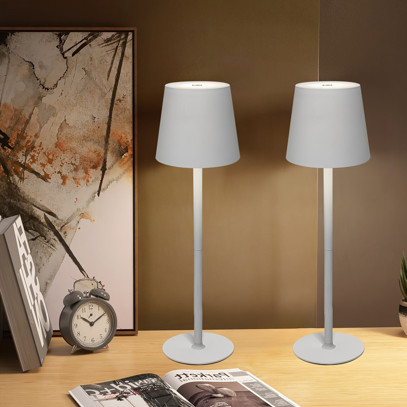 LumiSet™ – Stilvolle, dimmbare Tischlampen 2er-Set
