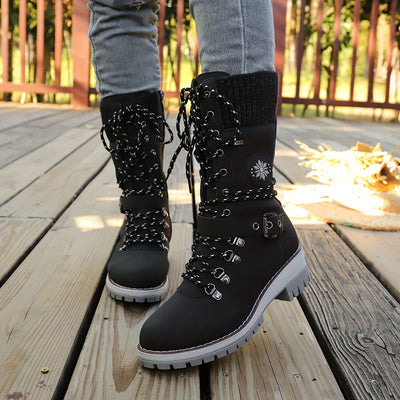 NordVelvet™ – Gefütterte Damen-Stiefel mit Plateau