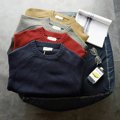 Alvin | Pullover mit Rundhalsausschnitt