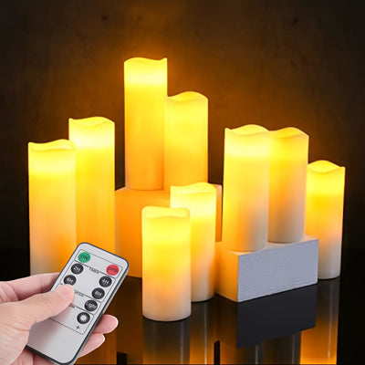 CandleEase™ – 12er-Set flammenlose LED-Kerzen