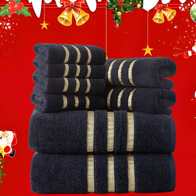 LuxeCotton™ – 8-teiliges Premium-Handtuchset (400 GSM)