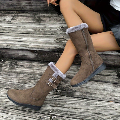 FrostStep™ – Damen Winterstiefel mit Kunstfellfutter