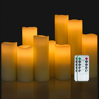CandleEase™ – 12er-Set flammenlose LED-Kerzen