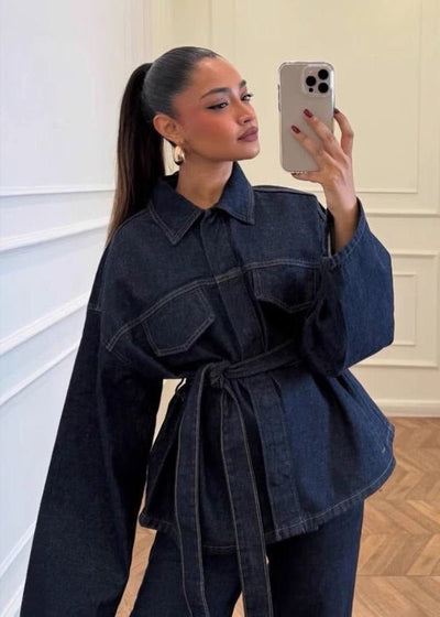 Avery Gürteltaschen-Denim-Set