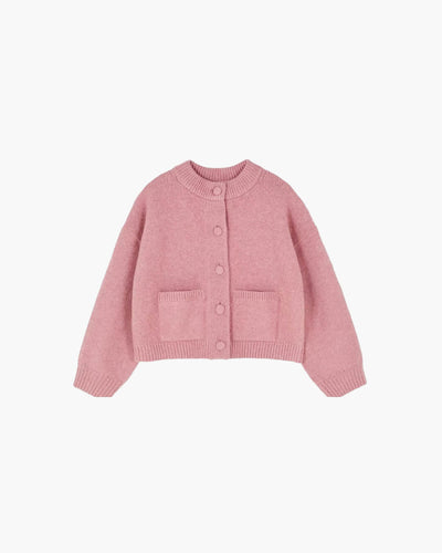 Vanessa Grob gestrickte Strickjacke