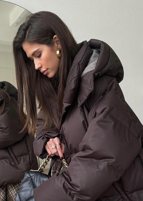 Sheila Pufferjacke mit abnehmbarer Kapuze